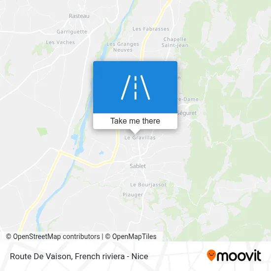 Route De Vaison map