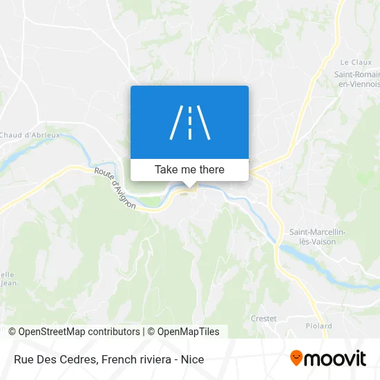 Rue Des Cèdres map