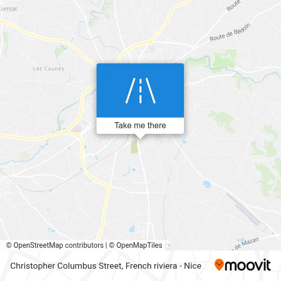 Mapa Rue Christophe Colomb