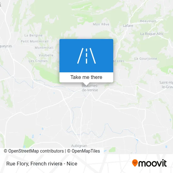 Mapa Rue Flory