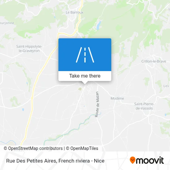 Rue Des Petites Aires map