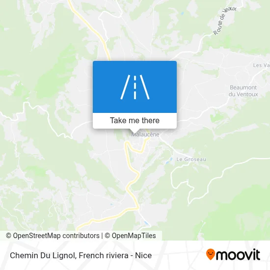 Chemin Du Lignol map