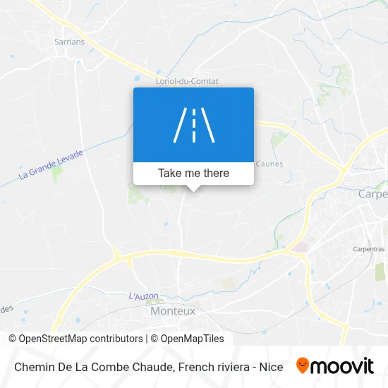 Chemin De La Combe Chaude map