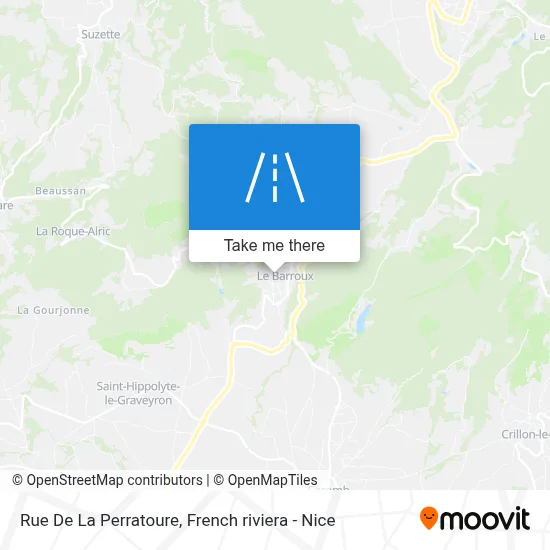 Rue De La Perratoure map