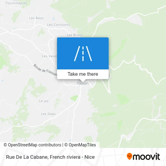 Mapa Rue De La Cabane