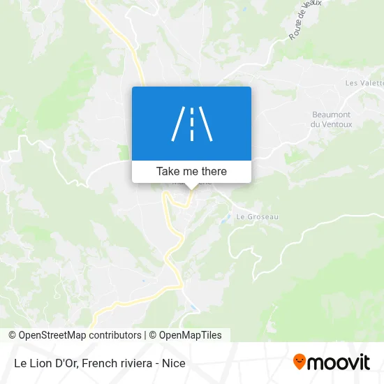 Le Lion D'Or map