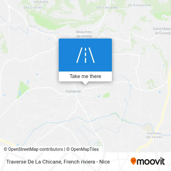 Mapa Traverse De La Chicane