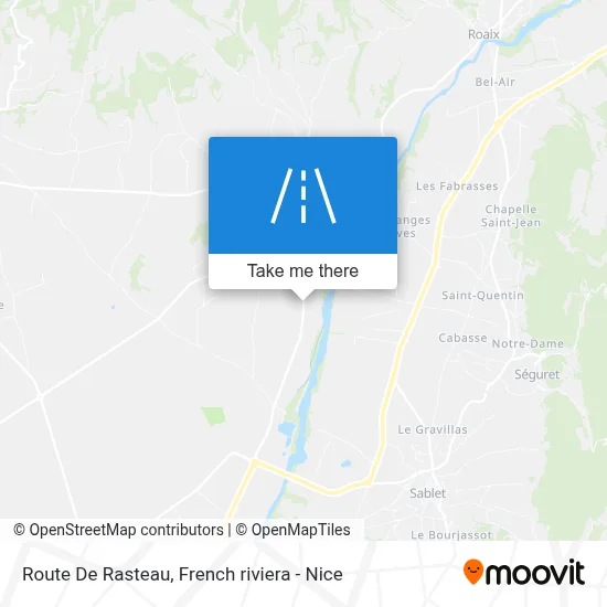 Route De Rasteau map