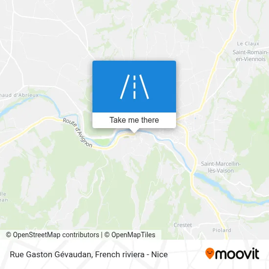 Rue Gaston Gévaudan map