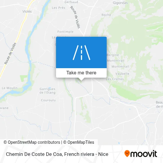 Chemin De Coste De Coa map