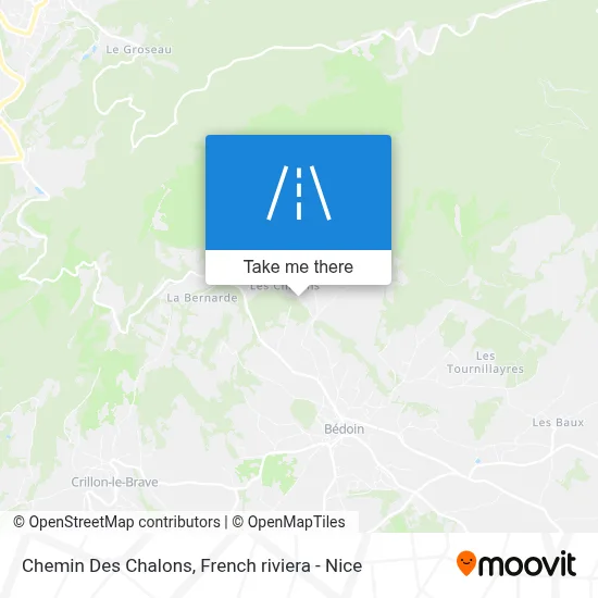 Chemin Des Chalons map