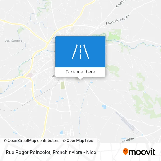 Mapa Rue Roger Poincelet