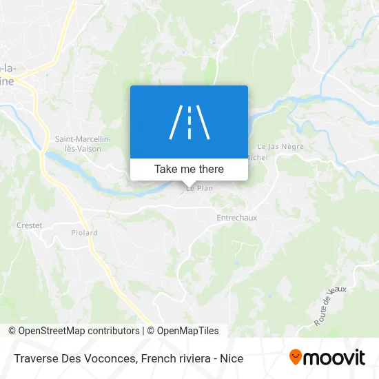 Traverse Des Voconces map