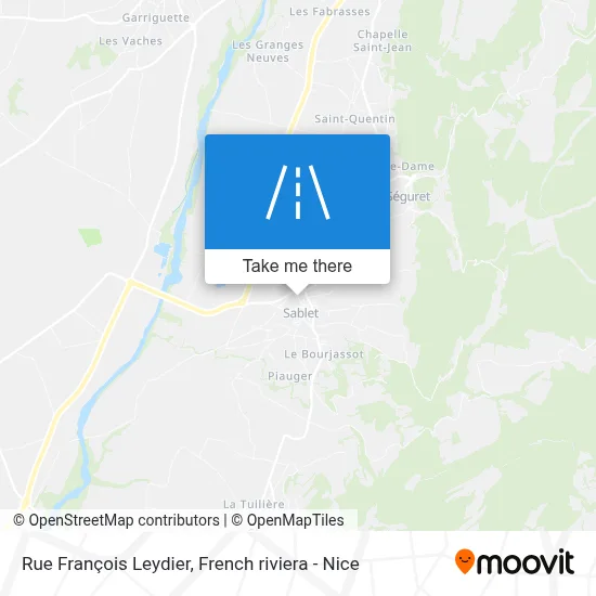 Rue François Leydier map