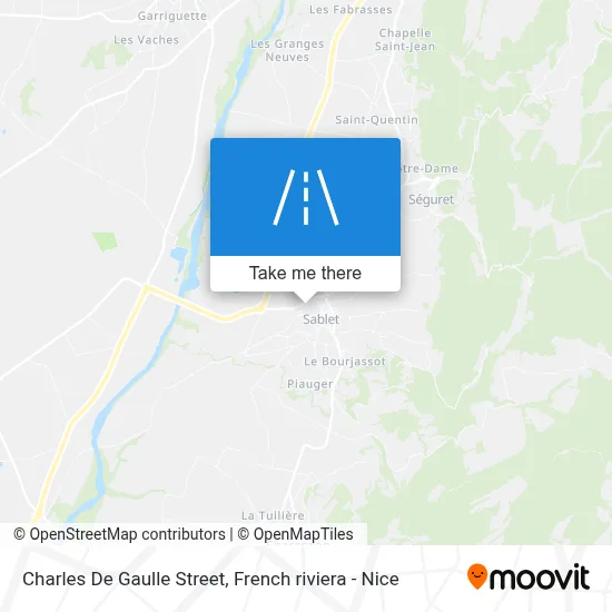 Rue Charles De Gaulle map