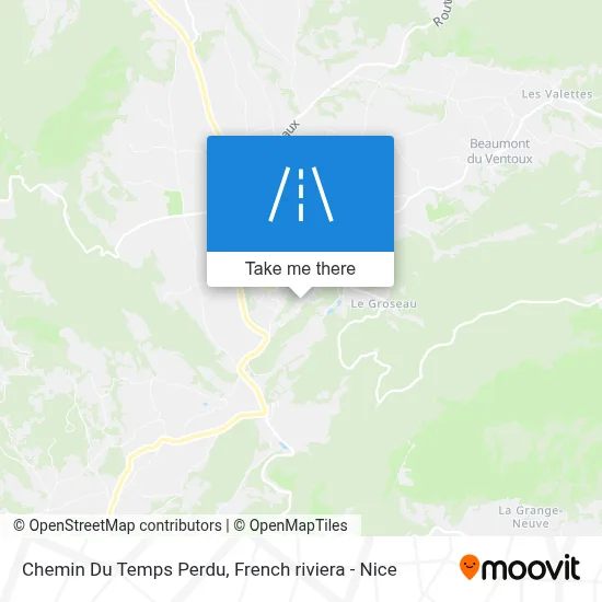 Chemin Du Temps Perdu map