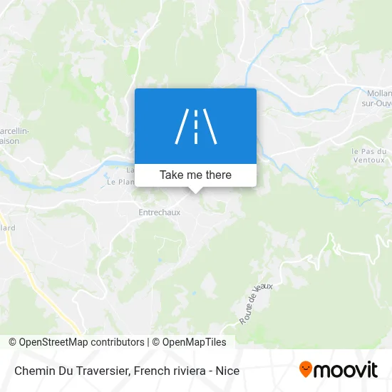 Chemin Du Traversier map