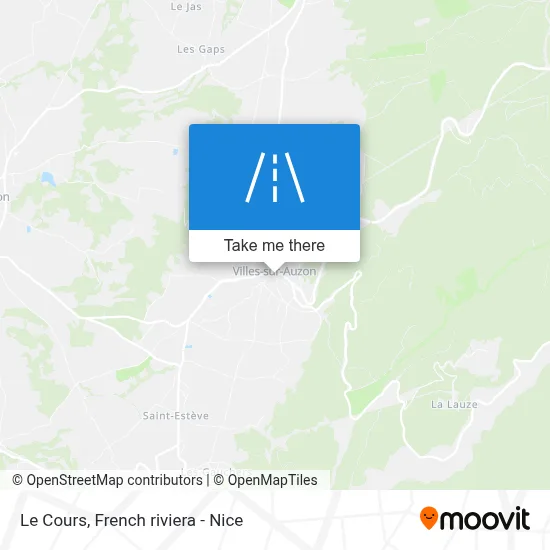 Le Cours map