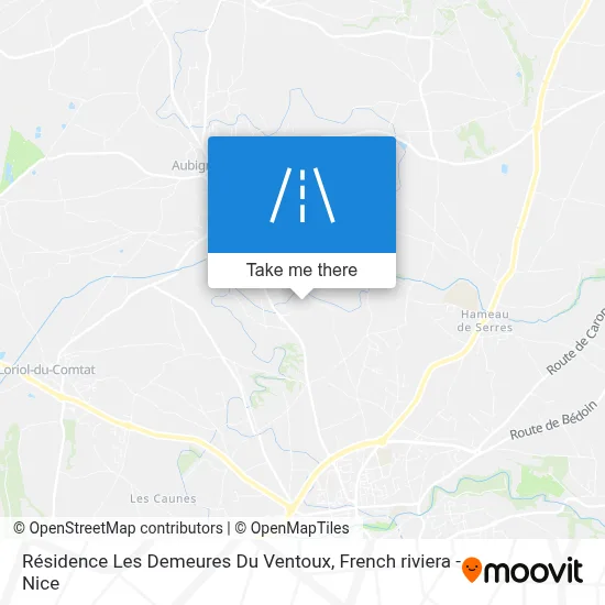 Résidence Les Demeures Du Ventoux map