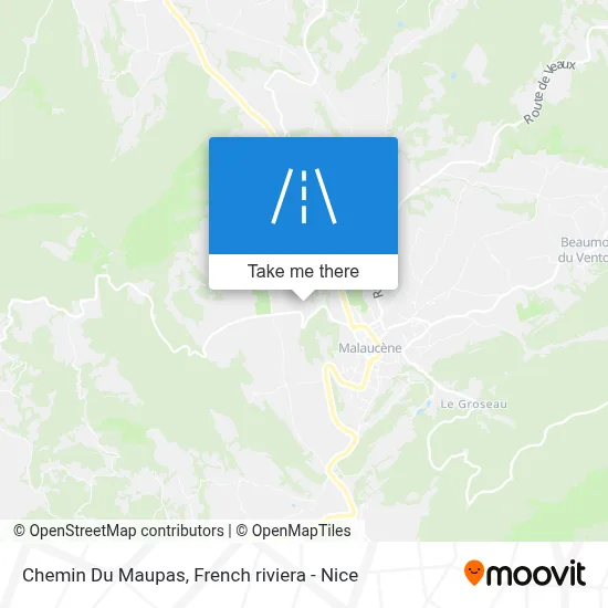 Chemin Du Maupas map