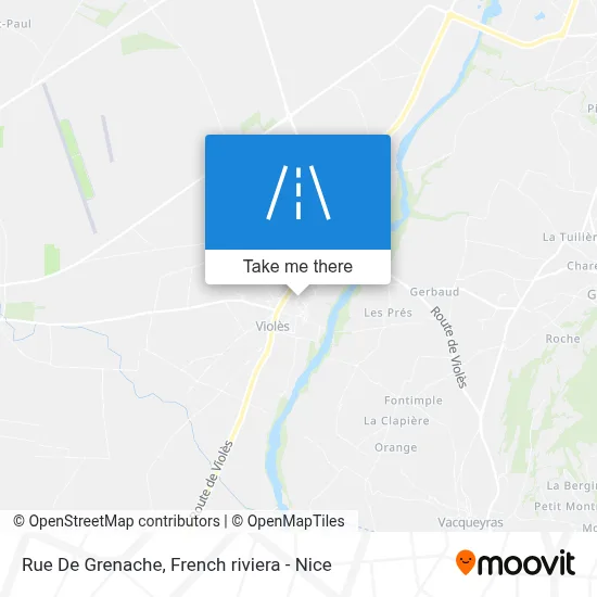 Rue De Grenache map