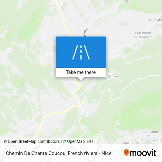 Chemin De Chante Coucou map