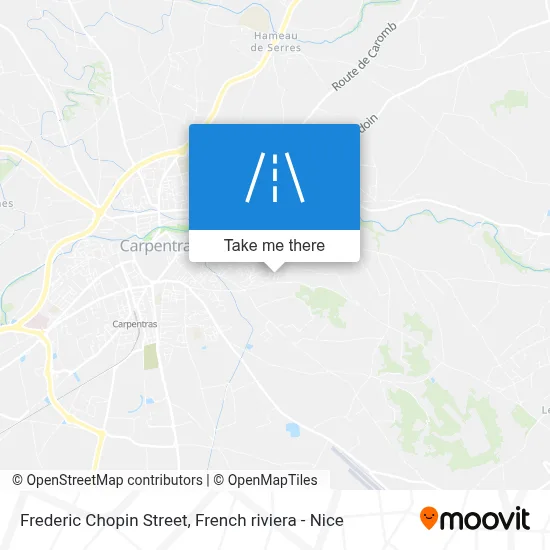 Rue Frédéric Chopin map