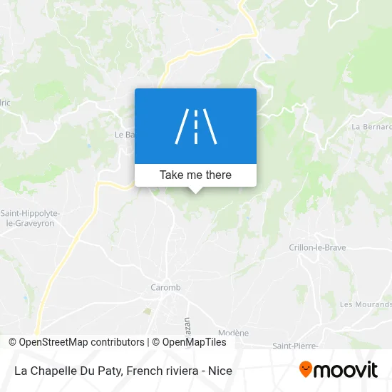 La Chapelle Du Paty map