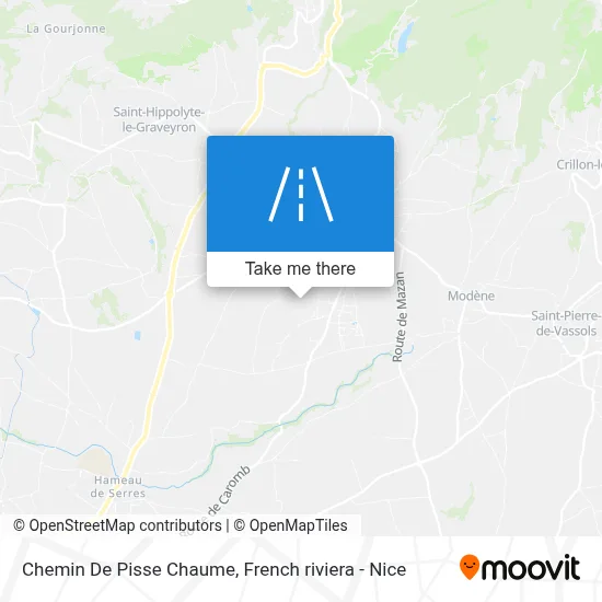Chemin De Pisse Chaume map