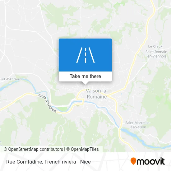 Mapa Rue Comtadine
