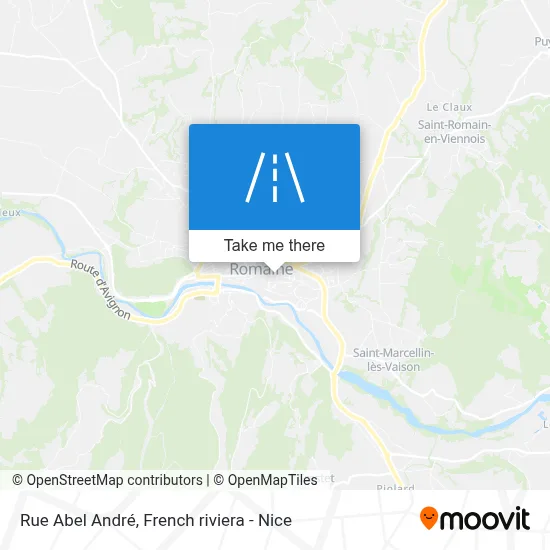 Rue Abel André map