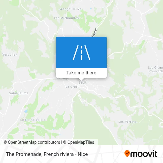La Promenade map