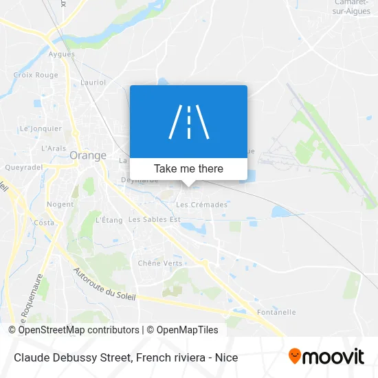 Rue Claude Debussy map