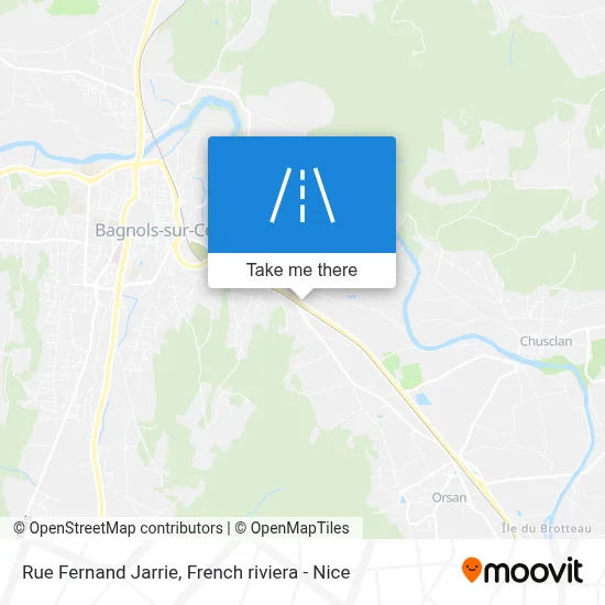 Mapa Rue Fernand Jarrie