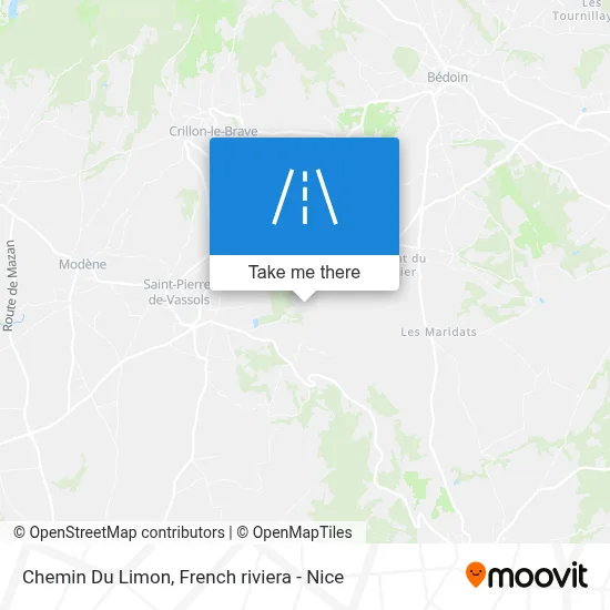 Chemin Du Limon map