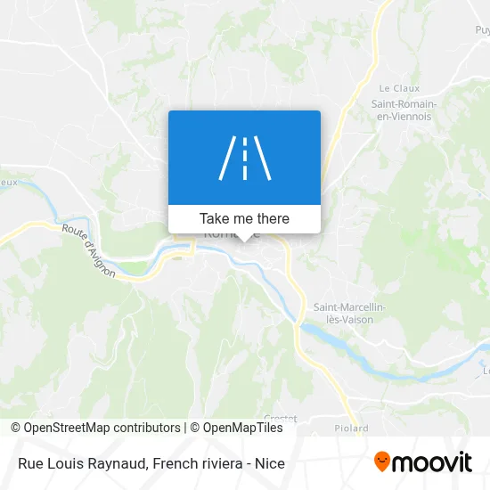 Mapa Rue Louis Raynaud