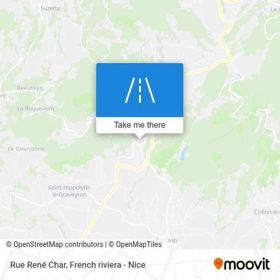 Rue René Char map