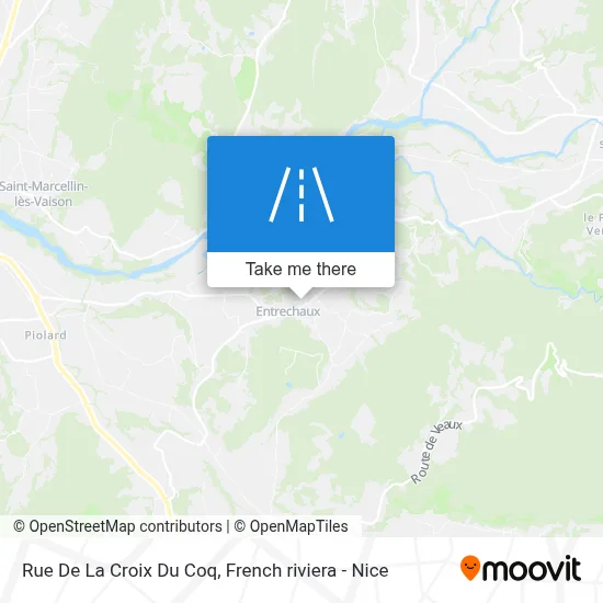 Rue De La Croix Du Coq map