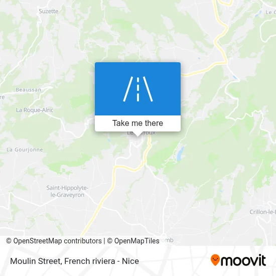 Mapa Rue Du Moulin