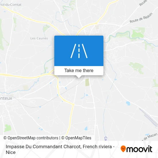 Mapa Impasse Du Commandant Charcot
