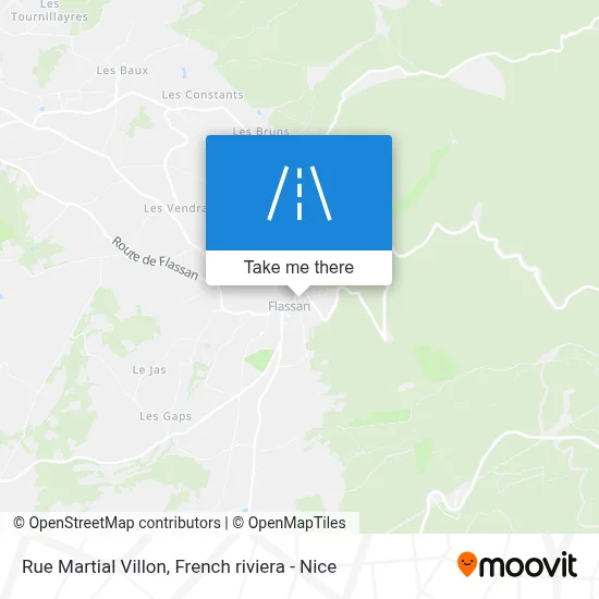 Rue Martial Villon map