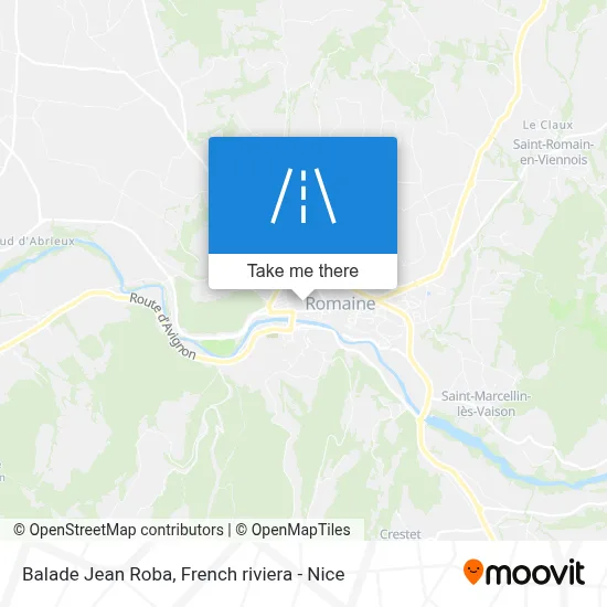 Balade Jean Roba map