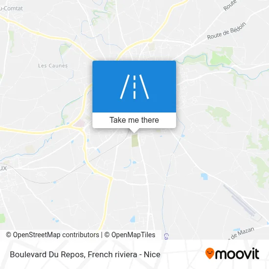 Boulevard Du Repos map