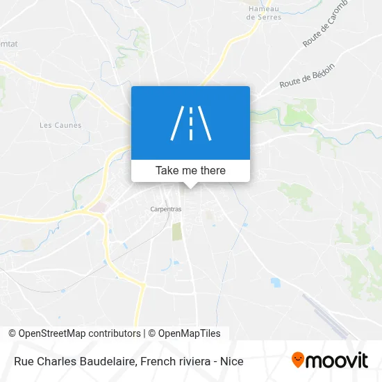 Rue Charles Baudelaire map