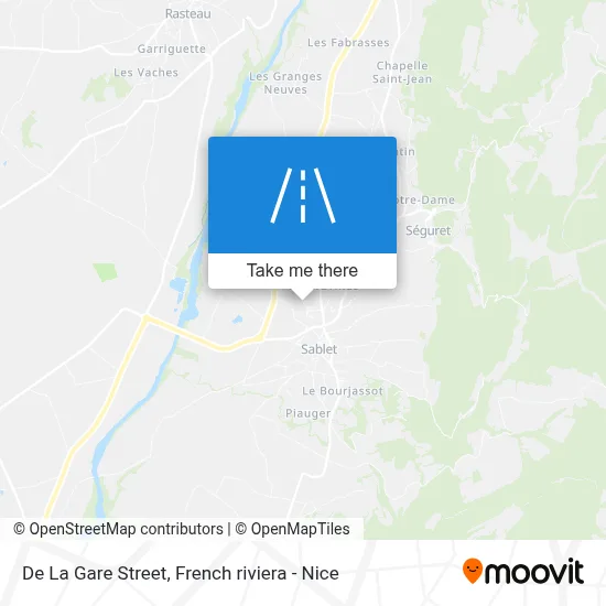 Rue De La Gare map