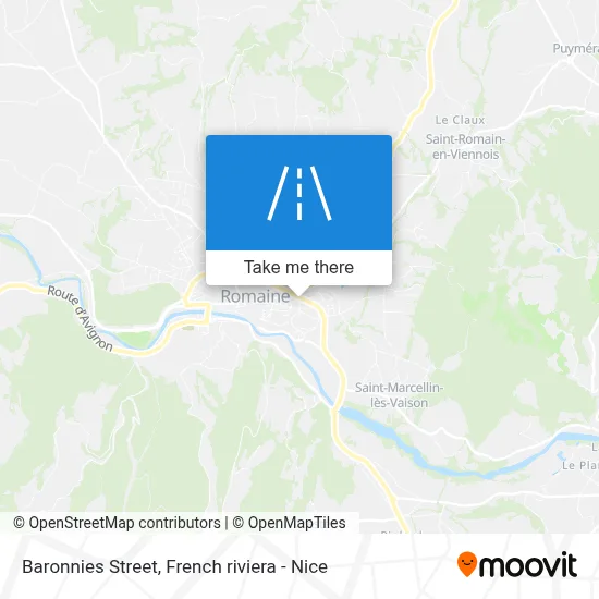 Rue Des Baronnies map