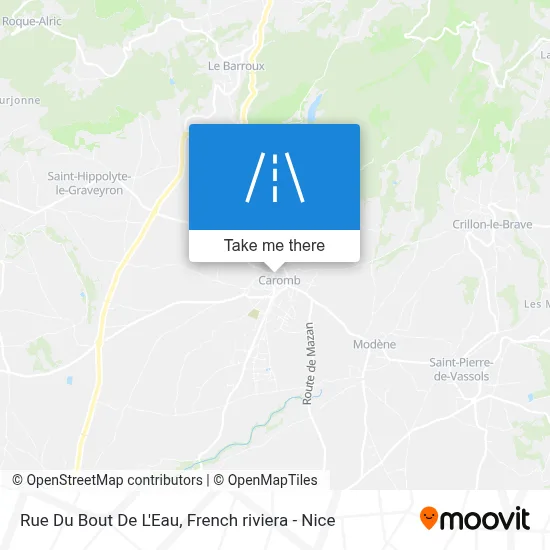 Rue Du Bout De L'Eau map