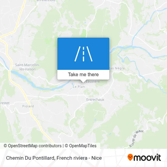 Chemin Du Pontillard map
