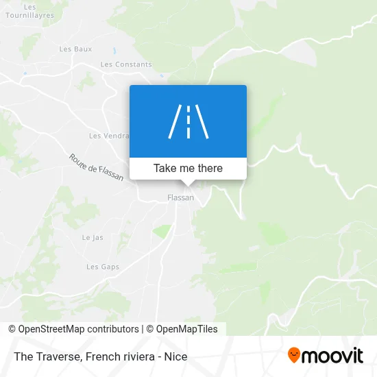 La Traverse map
