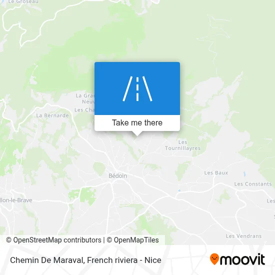 Chemin De Maraval map